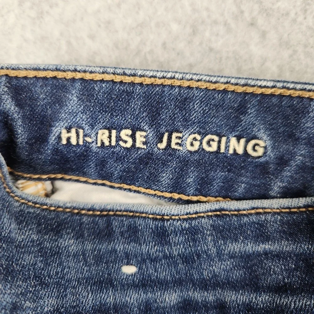 American‎ Eagle Jeans Women's Size 4 Reg Hi-Rise Jegging Dark Wash Stretch Denim
